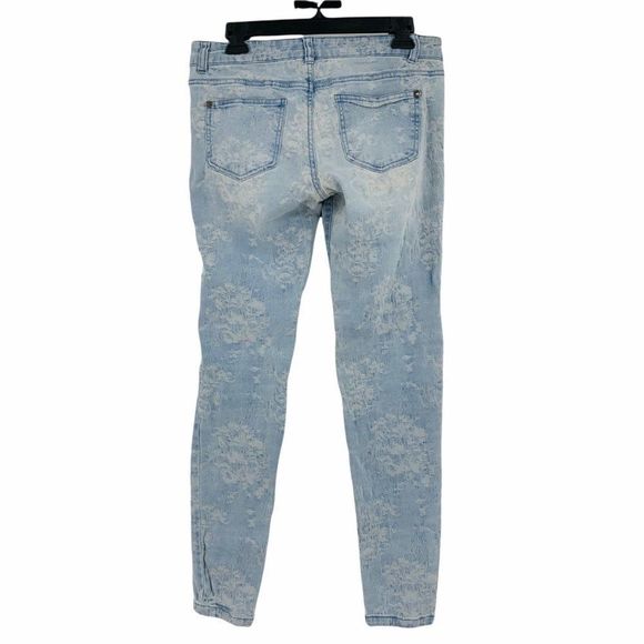 Women's Jeans Celebrity Pink sz 7 Texture 9848 - Picture 4 of 7